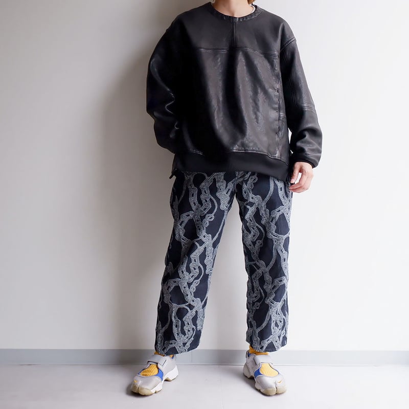 【BRU NA BOINNE】BEHATI Crew Neck Pullover BRU NA BOINNE (ブルーナボイン)/BEHATI/Black | TORTOISE