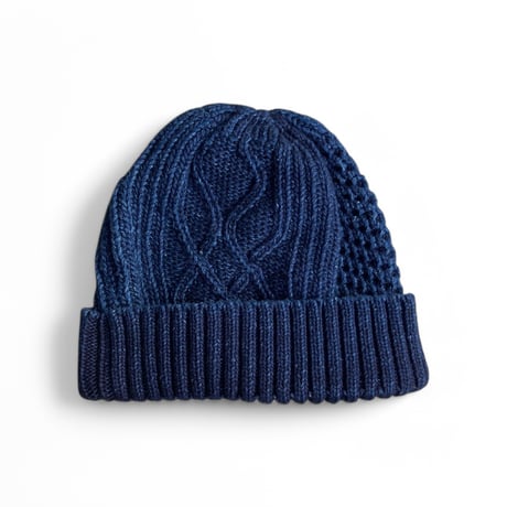 RoToTo(ロトト)/ARAN CABLE INDIGO WATCH CAP