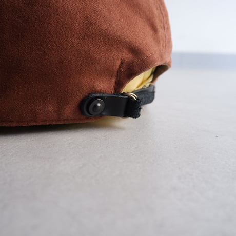 HIGHER(ハイヤー）/GIZA MOLESKIN BEAK CAP/brown