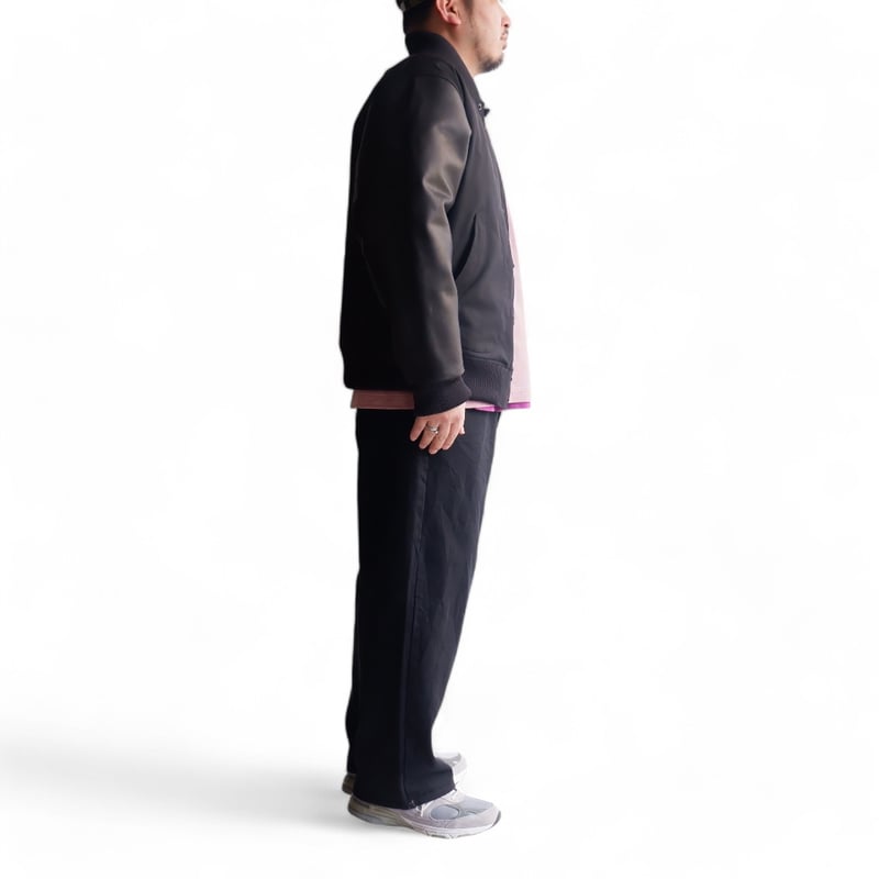 Jackman(ジャックマン)/OX Award Jacket/07:Black | TORT Jackman(ジャックマン)/OX Award Jacket/07:Black | TORT