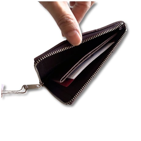 yes crafts（イエスクラフツ）/SQUARE CARD CASE/ブラウン