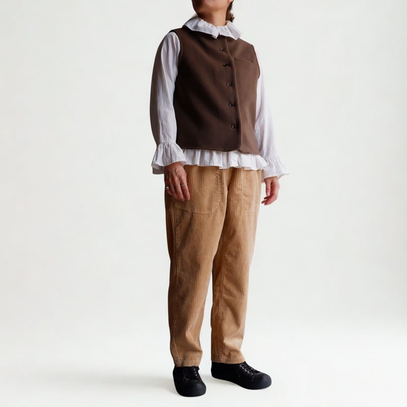 TIGRE BROCANTE リメイクリネンベスト TIGRE BROCANTE リメイクリネン