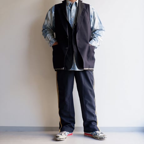SUNNY SIDE UP(サニーサイドアップ)/Re reversible tailored vest-4