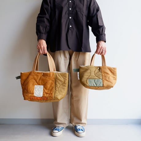ARTE POVERA( アルテポーヴェラ)/ U.Sキルト RE-バッグ(M)-2