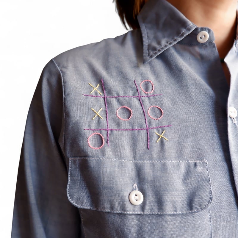 OLD/VINTAGE】70's BIG MAC JCPenny / 刺繍入り シャンブレー