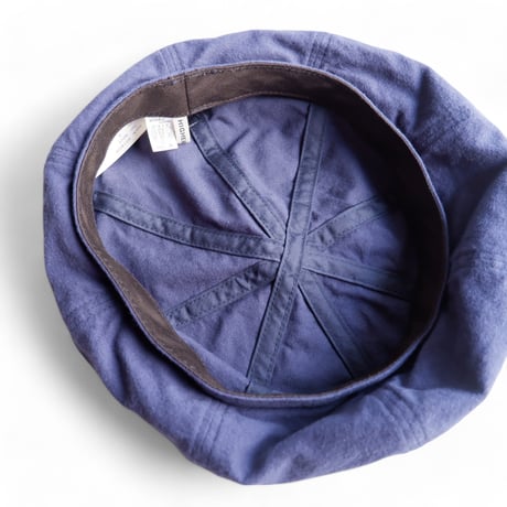 HIGHER(ハイヤー）/C/L PLAIN FLANNEL WIDE BERET/ネイビー