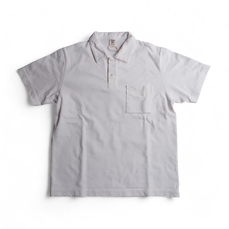 Jackman(ジャックマン）/Dotsume Pocket Polo/09:Off Whit