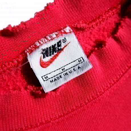 【OLD/VINTAGE】90s junk sweat/old NIKE/used /Red