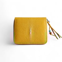 BRU NA BOINNE ガルーシャミドルウォレット　ターコイズ BRU NA BOINNE( ブルーナボイン)/ ガルーシャミドルウォレット