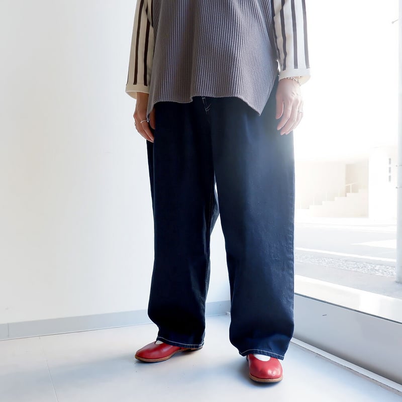 Arte Povera(アルテポーヴェラ)/12ozデニム2タックパンツ/濃色 | TORTOISE Arte Povera(アルテポーヴェラ)/12ozデニム2タックパンツ/濃色 | TORTOISE