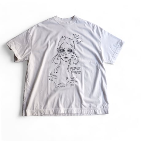 TIGRE BROCANTE (ティグルブロカンテ)/Flower Lady Massive T/White