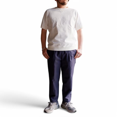 Jackman(ジャックマン）/Dotsume Rib T-Shirt/09-Off White