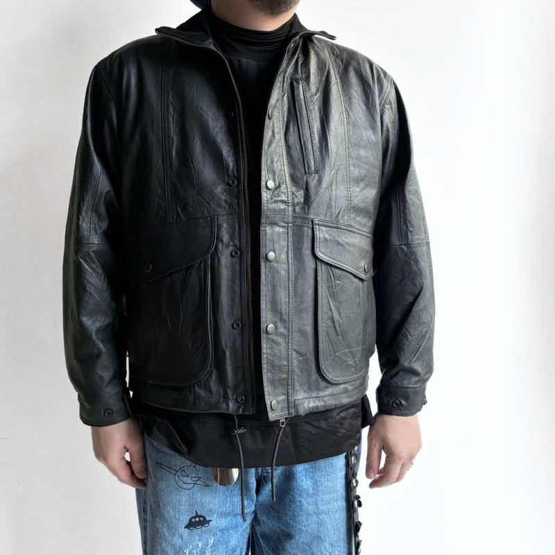yoused（ユーズド）/ RETRO BAGGIES LEATHER JACKET | TO