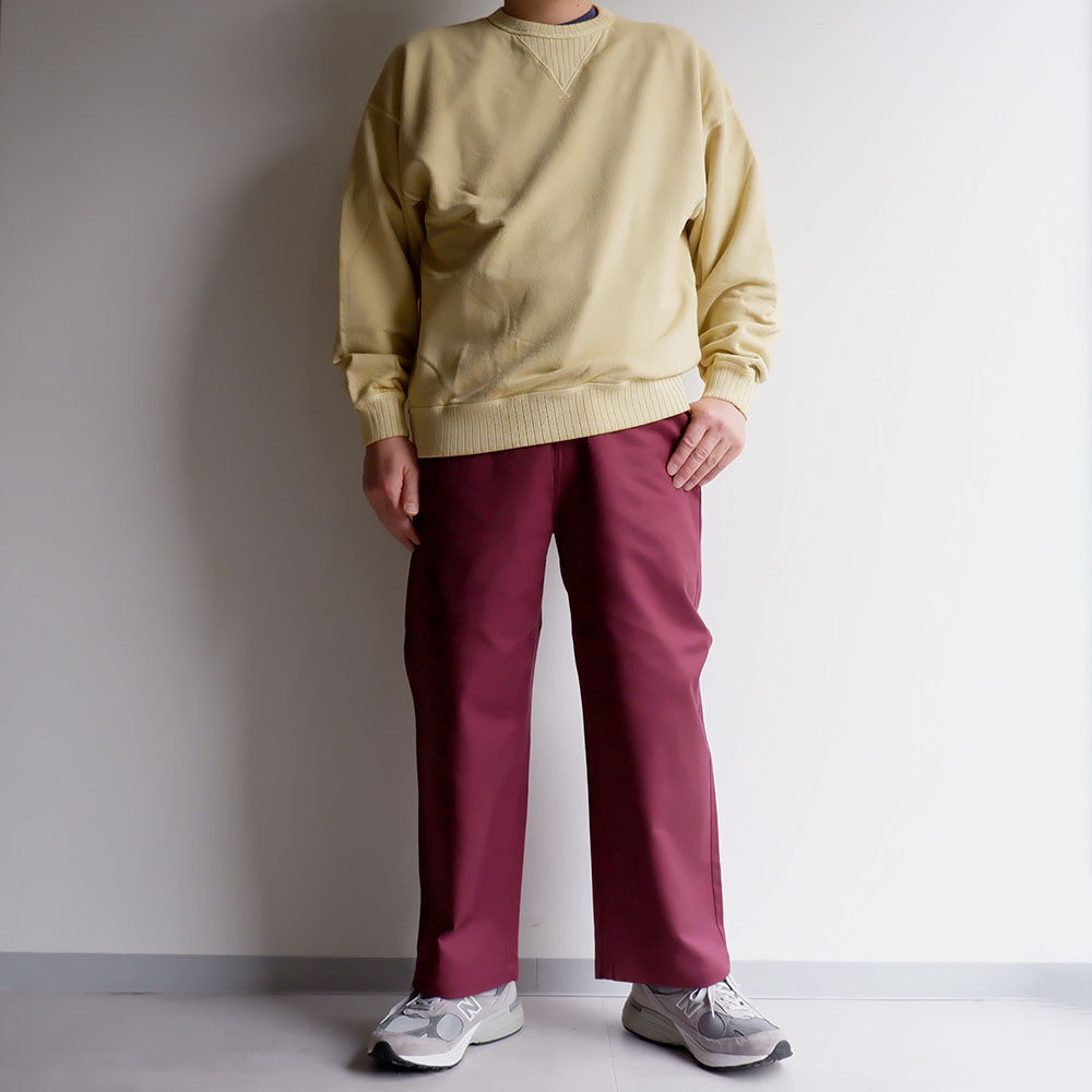 Jackman(ジャックマン）/ Faded Sweat Crewneck/Fade Butt