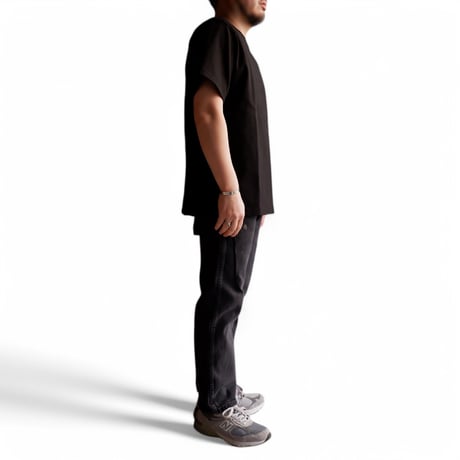 Jackman(ジャックマン）/Dotsume Pocket T-Shirt/07:Black
