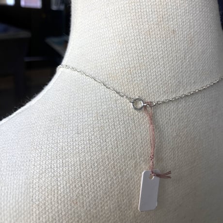 INDIAN JEWELRY /Navajo silver feather necklace