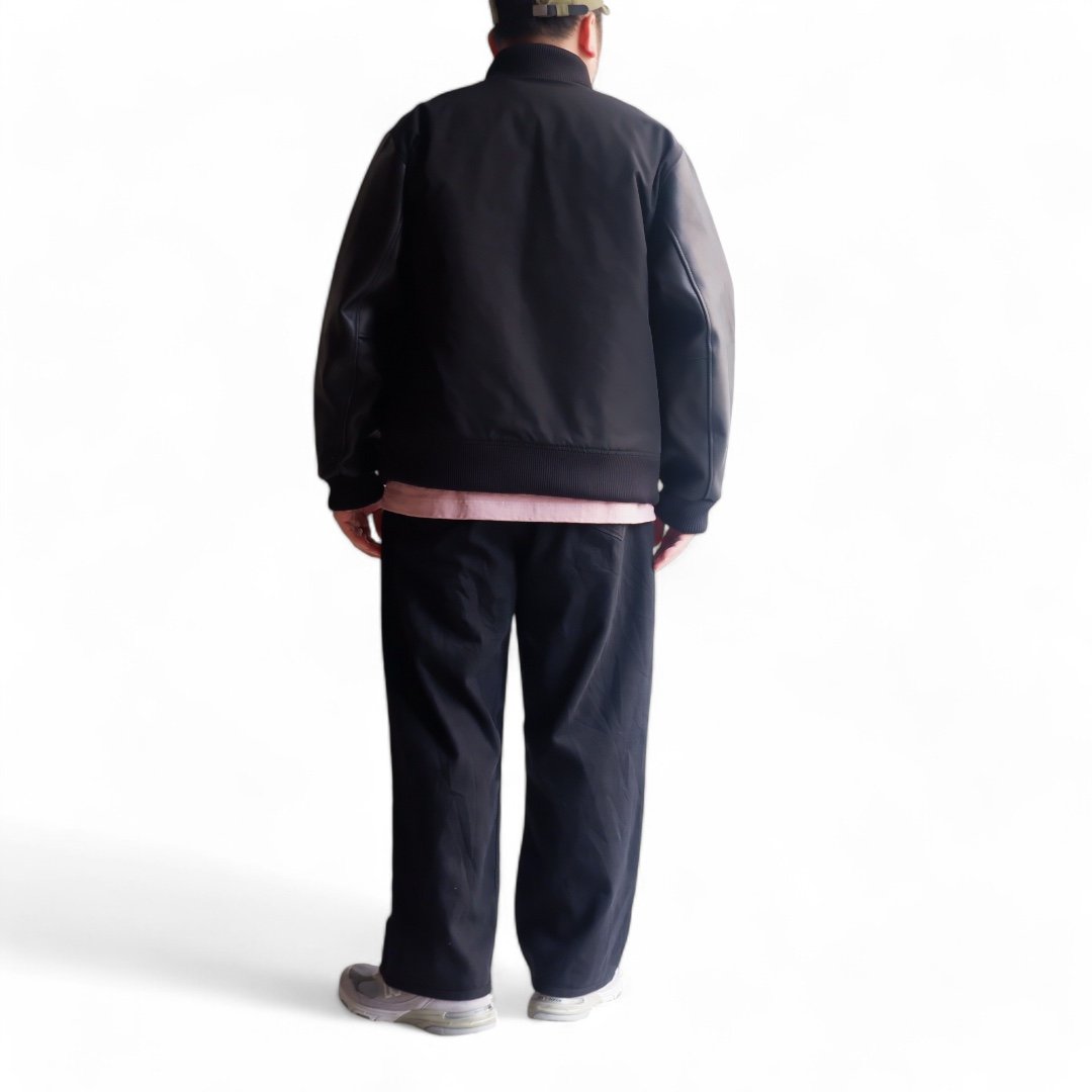 Jackman(ジャックマン)/OX Award Jacket/07:Black | TORT Jackman(ジャックマン)/OX Award Jacket/07:Black | TORT