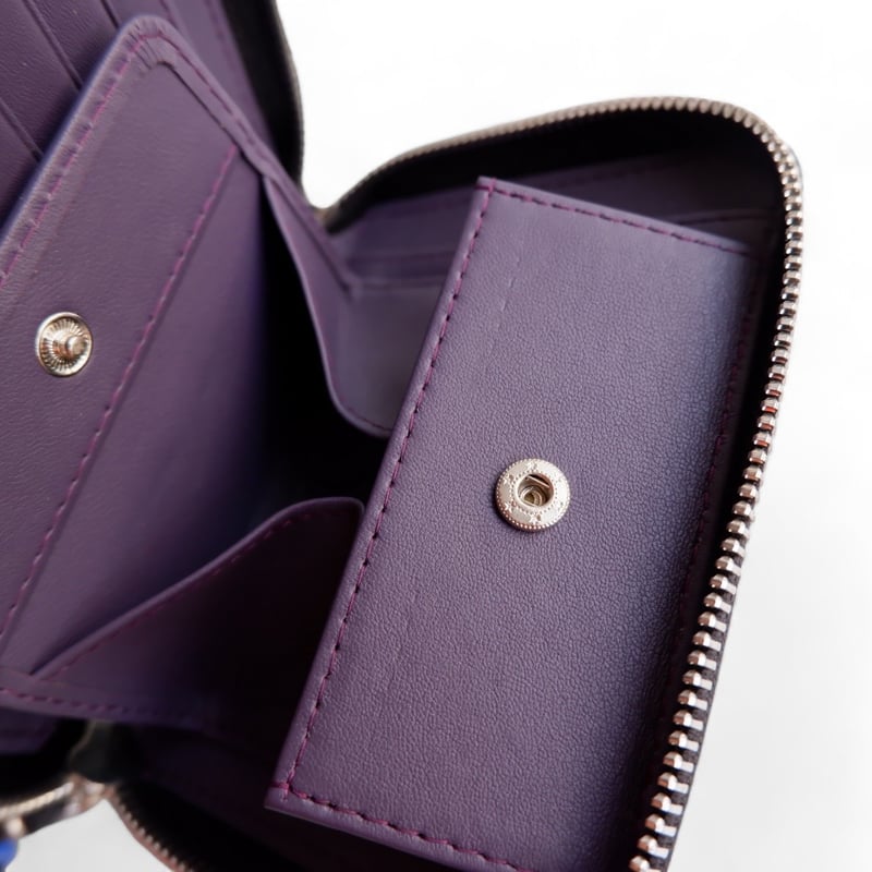 最終値下げ！美品　ブルーナボイン　ガルーシャミドルウォレット　ブラック BRU NA BOINNE ガルーシャミドルウォレット [BLACK]