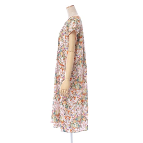 【SALE】【`26春夏新作】フレンチワンピース【綿100％・ワイルド小花】56782N-26S