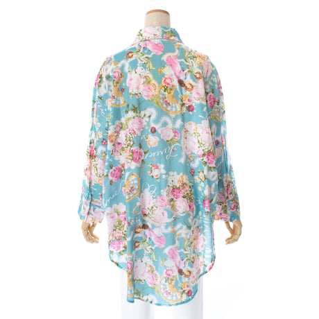 【SALE】長袖チュニックシャツ【80ローン・バラ天使】5104-23S