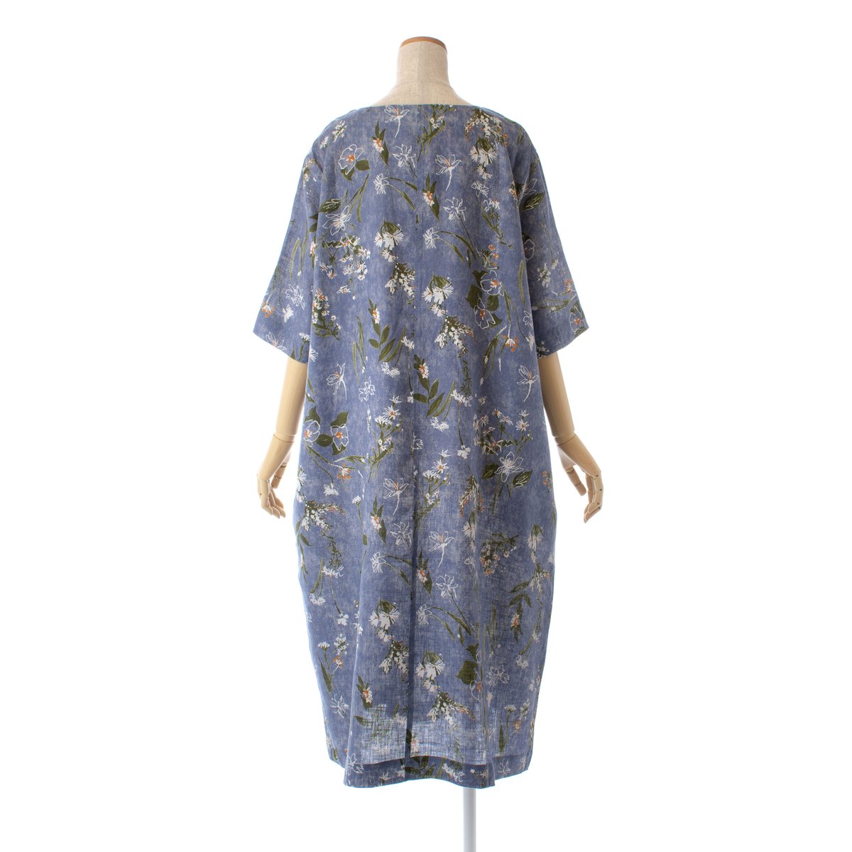 SALE】麻100％ワンピース【フラワー】43629N-22S | TUNIC ～Labor