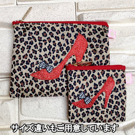 【レオン＆チャーリー】ナイロンメッシュポーチ　18105-22S