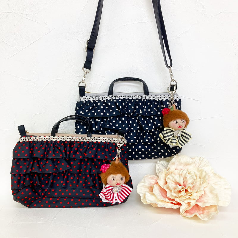 チョコフリル】ポシェットBag【チャーム付き】18187 | TUNIC ～Laborato