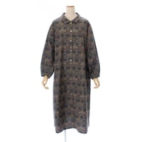 【SALE】衿付き半開ワンピース【綿100％・モリス/ひなぎく】49650N-24A