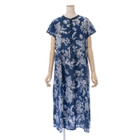 【SALE】【`26春夏新作】フレンチ切り替えワンピース【綿100％・大花】56771N-26S