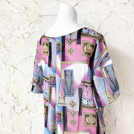 【SALE】シャリ感ワンピース【綿100％】53663N-20S