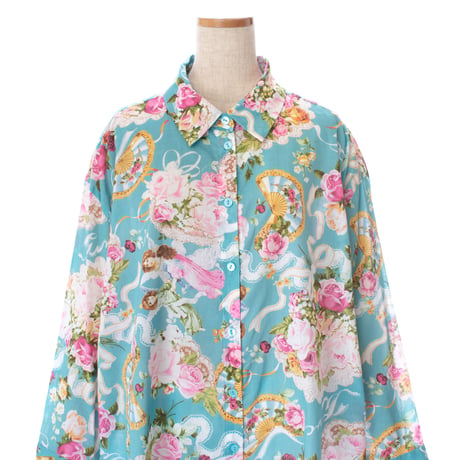 【SALE】長袖チュニックシャツ【80ローン・バラ天使】5104-23S