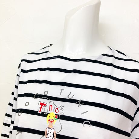 【SALE】【`26春夏新作】6分袖ボリュームTシャツ【ワンポイントCoCoちゃん】6343-26S