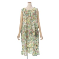 【SALE】【’26春夏新作】ノースリーブワンピース【80ローンサッカー・ガーデン小花】66002N-26S