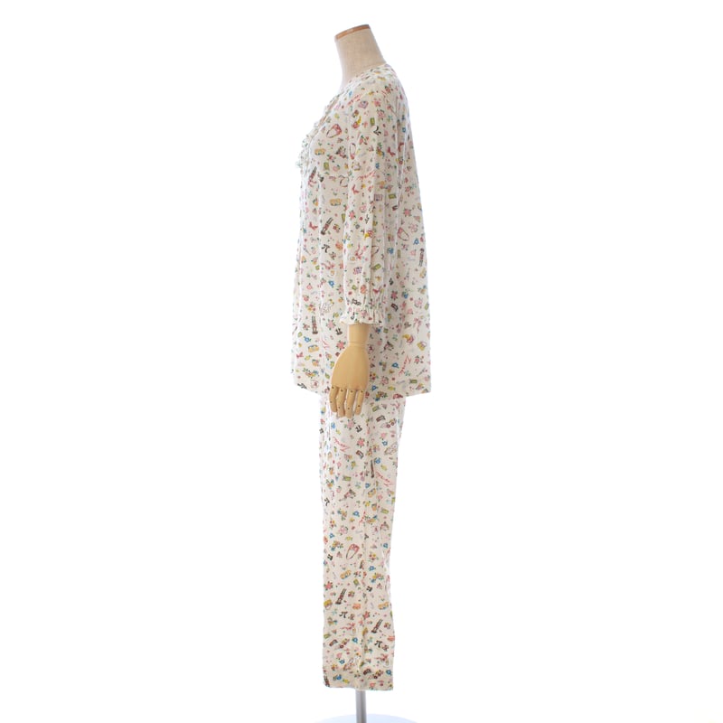 再お値下げ　TUNIC パジャマ　サッカー生地 26春夏新作】切り替えパジャマ【80接結・プティTunic】26442P-26S | TU