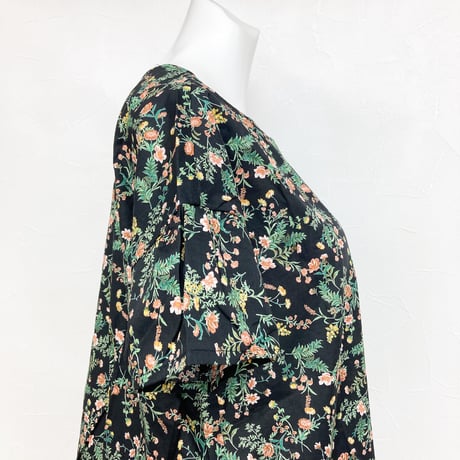 【SALE】コットンワンピース【夏の草花】56732N-23S