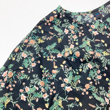 【SALE】コットンワンピース【夏の草花】56732N-23S