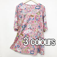 ５分袖Tシャツ【100双天竺・フレンチトラベル】6304-24S