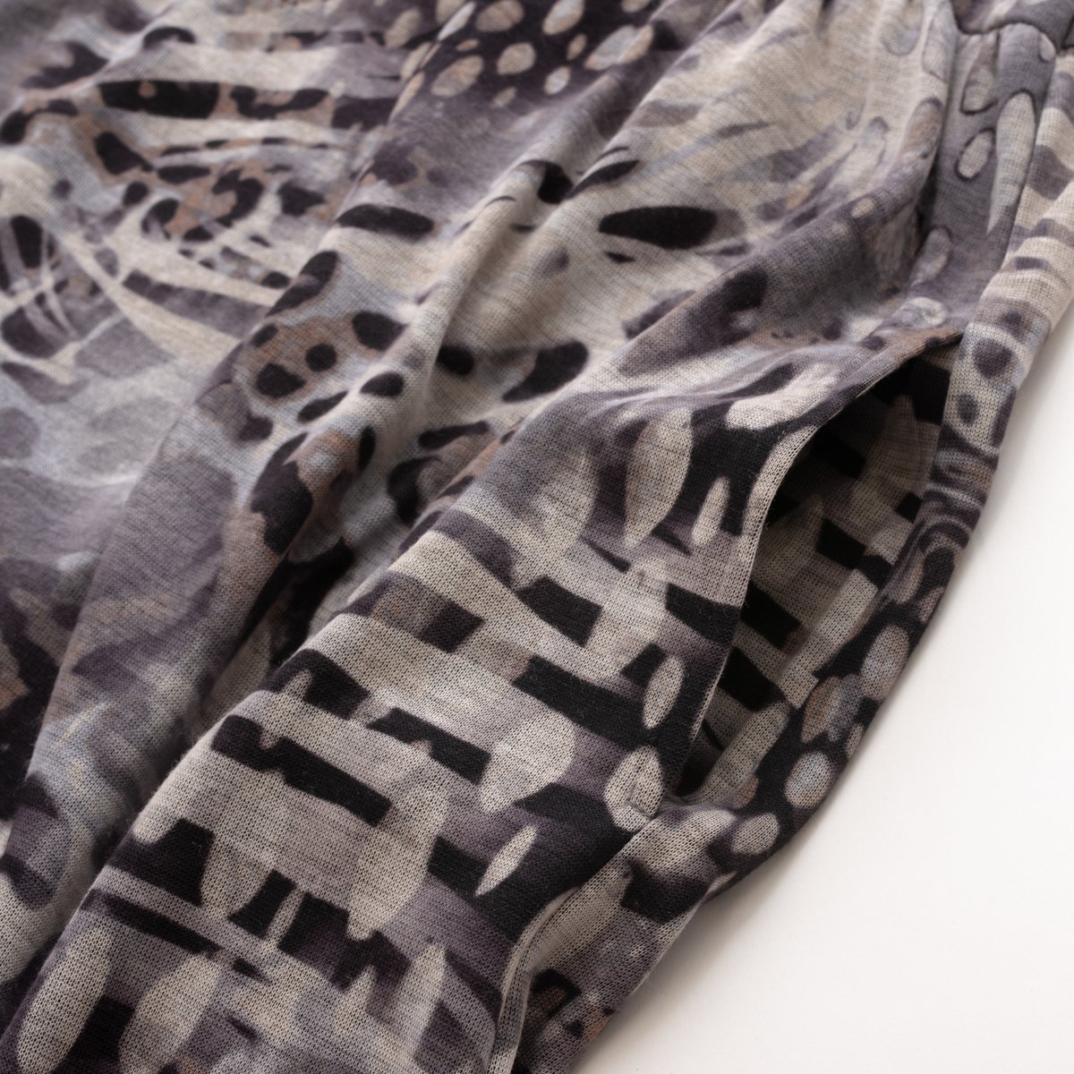 ワンピース yy 25秋冬新作】Wギャザーワンピース【アニマル】43937N-25A