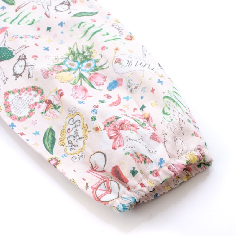 オールシーズン】9分袖前開きパジャマ【ダブルガーゼ・ハロー