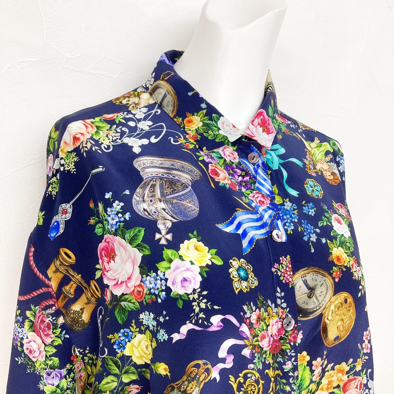 Maison de Shanti シルクパジャマ M-L Maison de Shanti シルクパジャマ M-L
