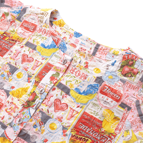 【SALE】【’26春夏新作】フレンチ切り替えワンピース【80ローンサッカー・レモネードGirl】56024N-26S