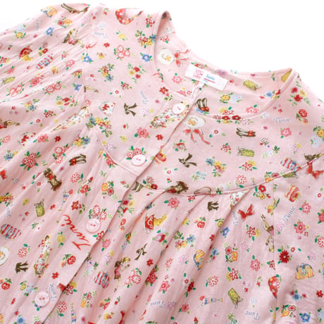 【’26春夏新作】切り替えパジャマ【80接結・プティTunic】26441P-26S
