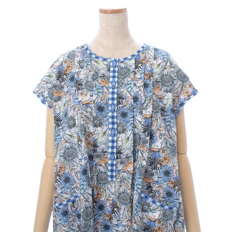 【SALE】【`26春夏新作】フレンチワンピース【綿100％・ワイルド小花】56781N-26S