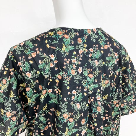 【SALE】コットンワンピース【夏の草花】56732N-23S