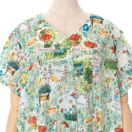 【SALE】ワンピース【80ローンサッカー・ガーデン】56093N-23S