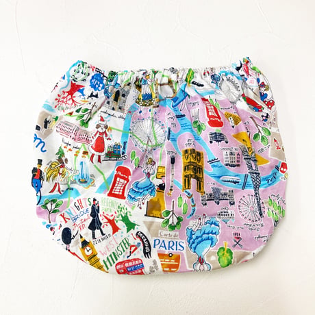 【SALE】オヤスミパンツ【80双天竺・リトルワールド】1131-25S