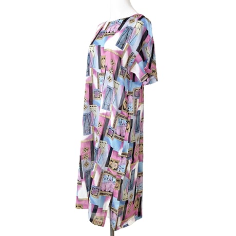 【SALE】シャリ感ワンピース【綿100％】53663N-20S