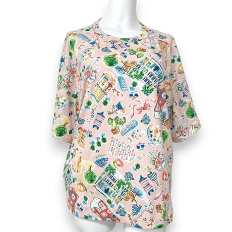 【SALE】5分袖Tシャツ【50強撚フライス・エスパーニャ】6310-24S