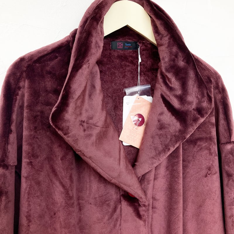 SALE】ベロアアウター【ショートコート無地】89948-23A | TUNIC ～Labo
