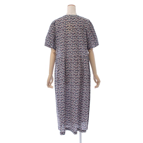 【SALE】【`26春夏新作】ウエスト切り替えワンピース【綿100％・小花】56765N-26S